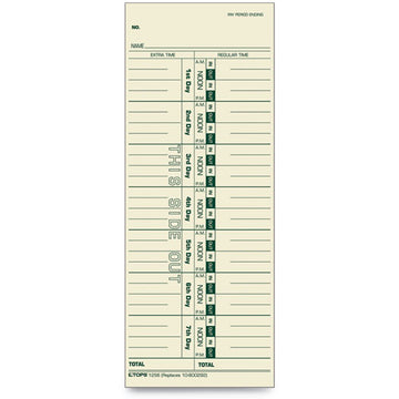 TOPS™ Manilla Job Cards, Replacement For 15-800622-l-61, One Side, 3.5 X 9, 500-box freeshipping - TVN Wholesale